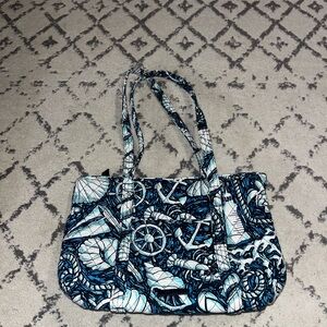 Retired Vera Bradley VERA Tote Shore Enough Bag